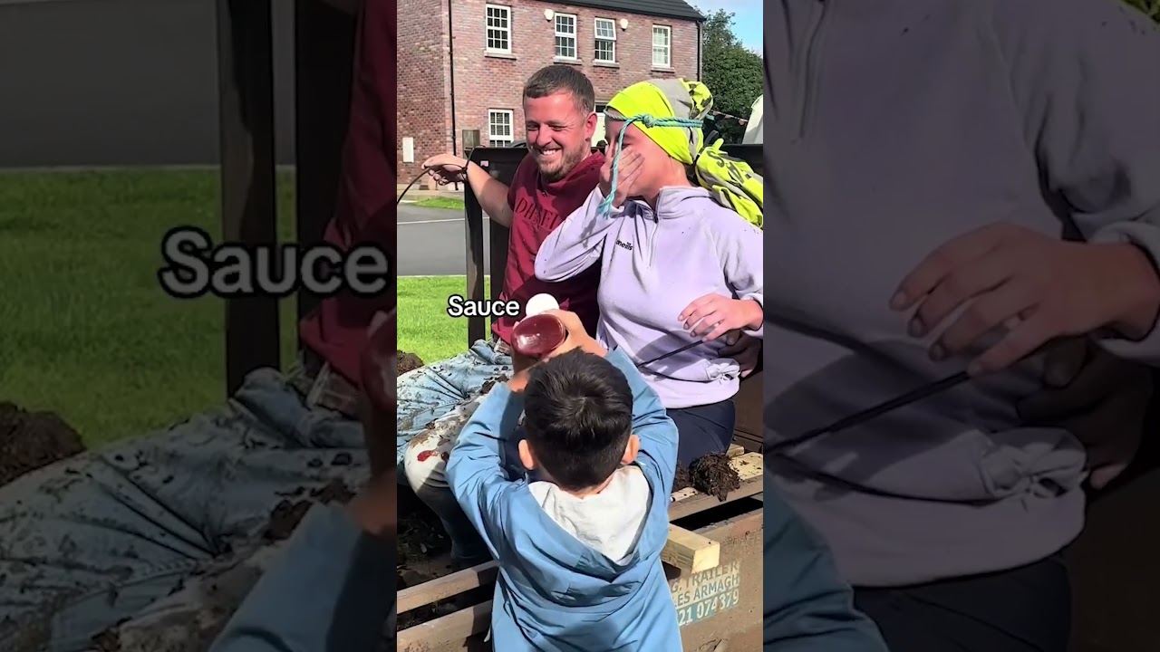 Irish wedding tradition shows its weird, zany side to happy couple 