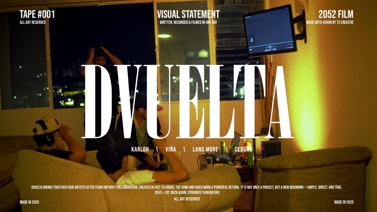 DVUELTA - KarloH, Viña, Ceduku, Lang More (Visualizer)