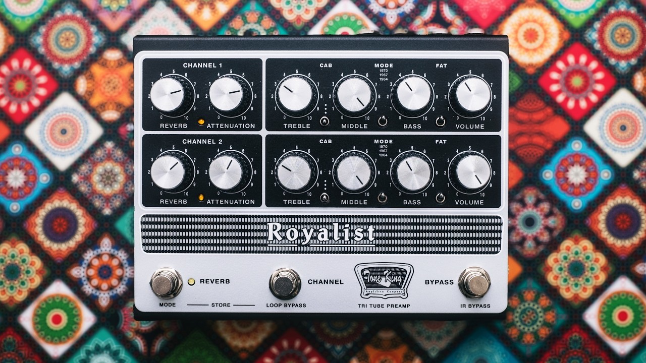Tone King Royalist Preamp test by Jimmy Lin (No Talking)