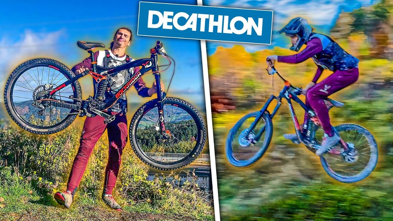 Je test le VTT Freeride de Decathlon:  le Rockrider FR10 EVO (sortie en 2012)