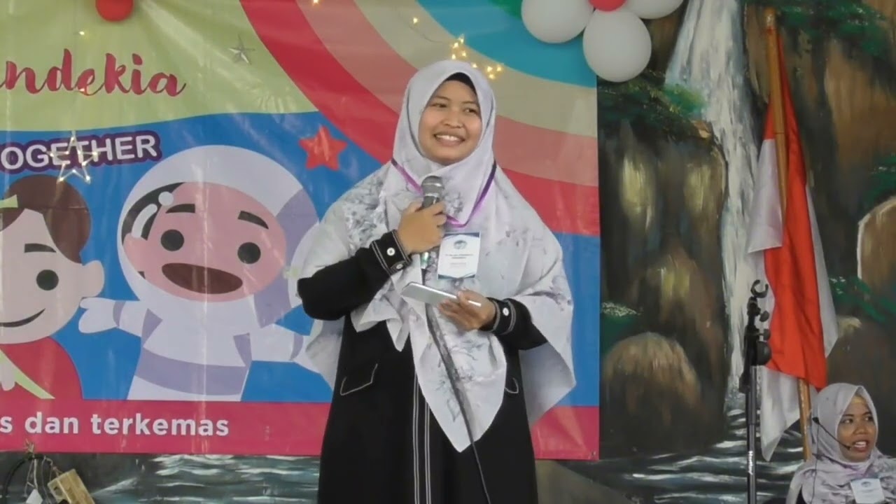 Sambutan Ibu Raida Amalia selaku Ketua Komite Sekolah Tk Islam Permata Cendekia