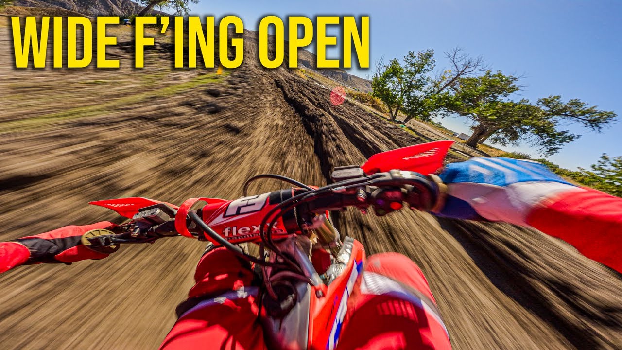 2024 CRF450R - WIDE OPEN (RAW POV)