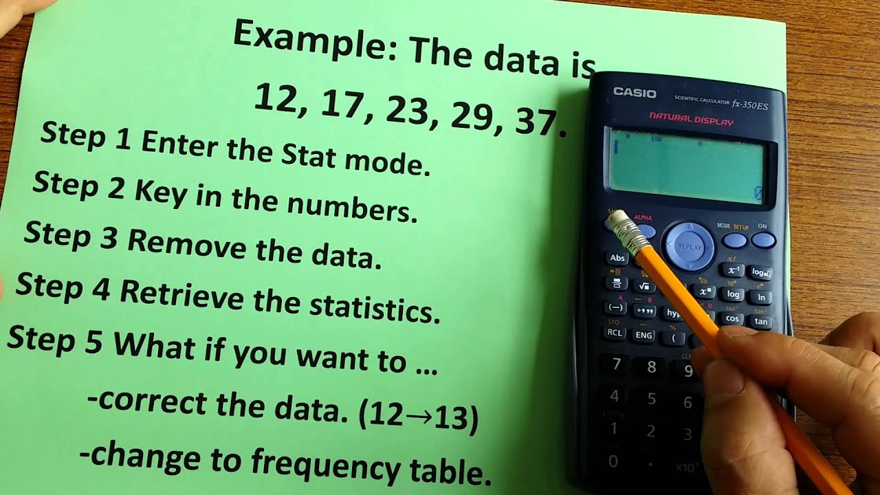 計算計操作-fx-350ES