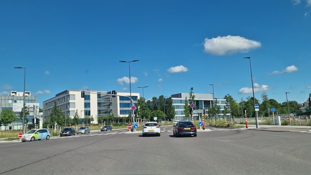 Driving in Luxembourg City #Luxembourg #Kirchberg