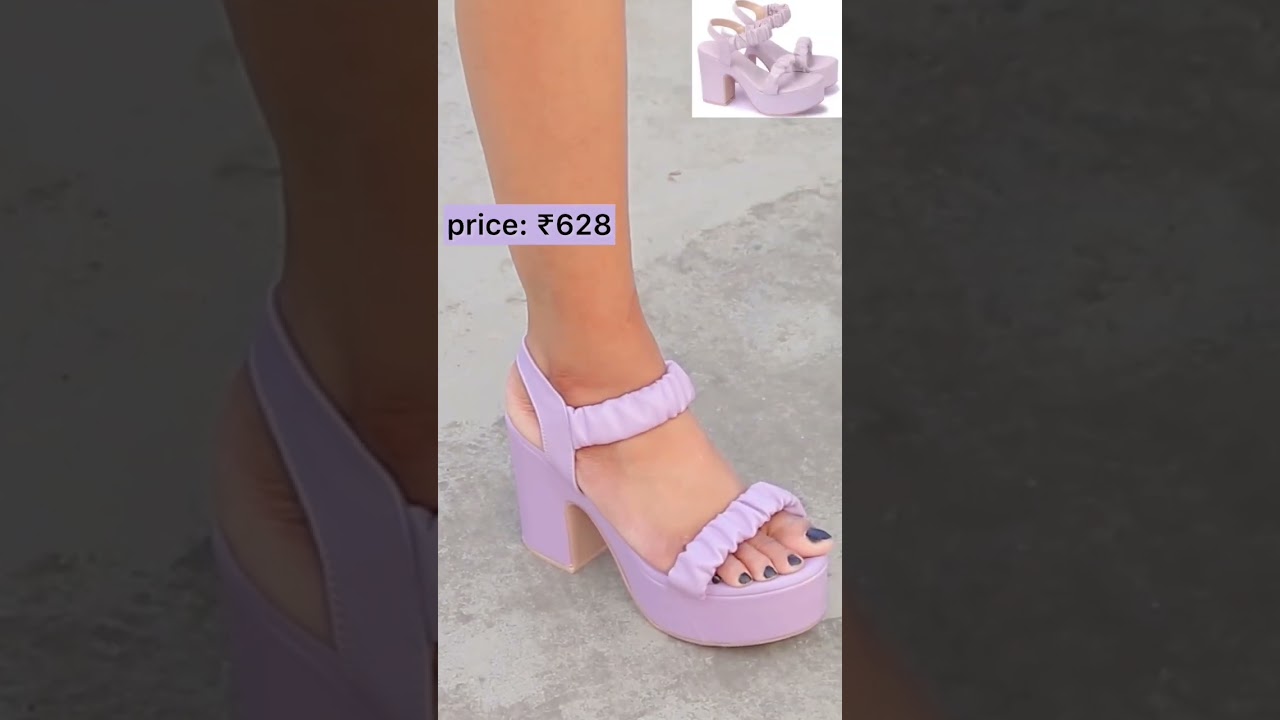 Comfortable and stylish heels 👠 from Meesho😍❤️ Check 📌 comment for details❤️ #meeshohaul #shorts