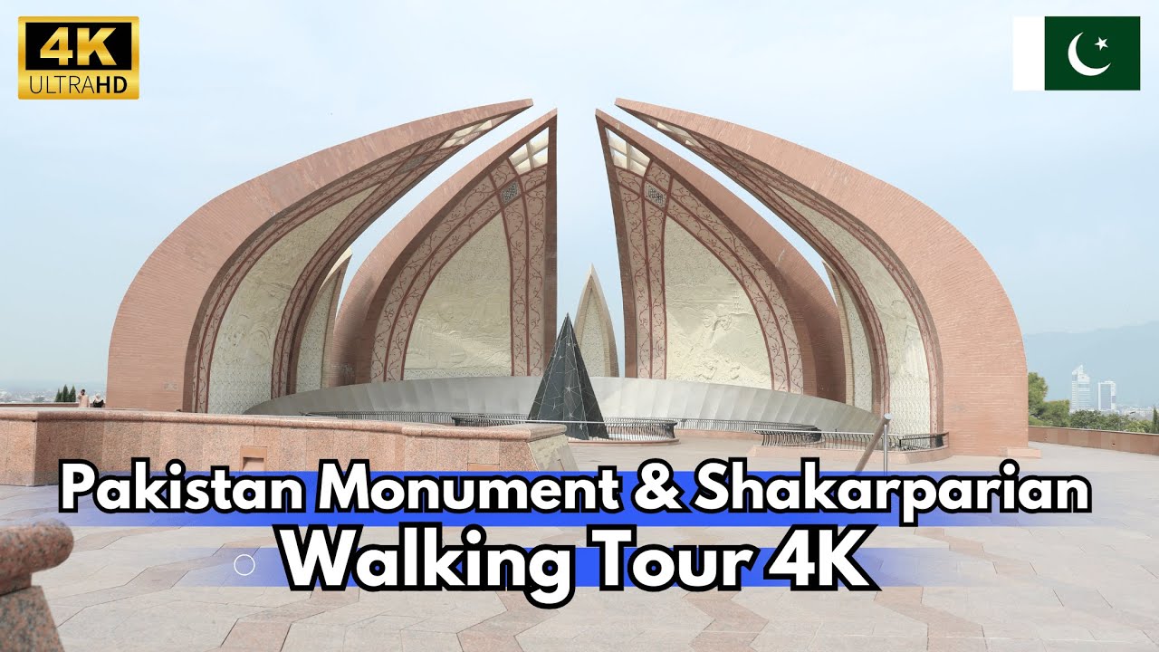 Pakistan Monument & Shakarparian Walking Tour | Islamabad in 4K
