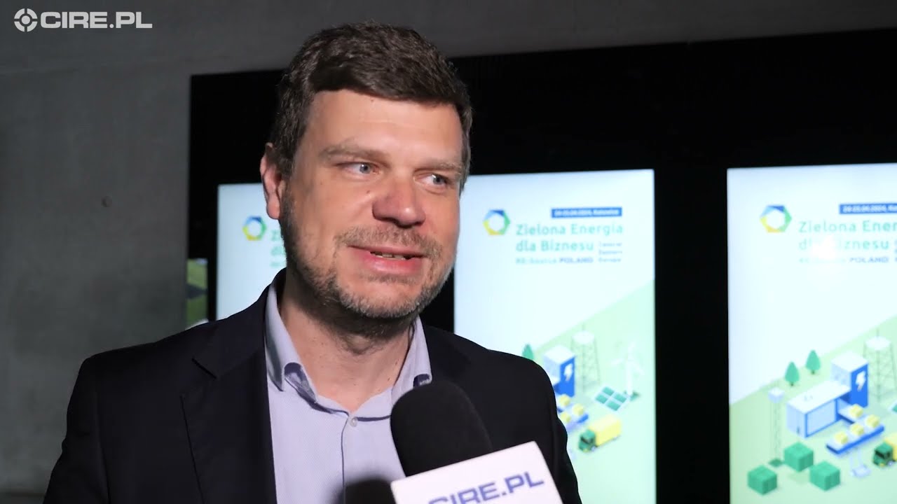 Piotr Rog&oacute;ż (ENGIE Polska) na konferencji &bdquo;Zielona Energia dla Biznesu&rdquo;