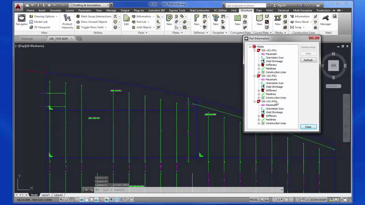 SSI - ShipConstructor 2014 R2.1 Release Video - Splitting a Plate |  | Shipbuilding