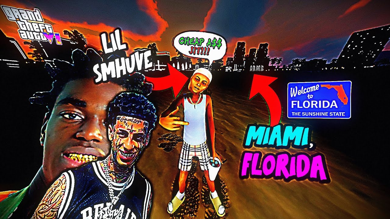 LIL SMHUVE Goes To FLORIDA!😱 | GTA 6 RP