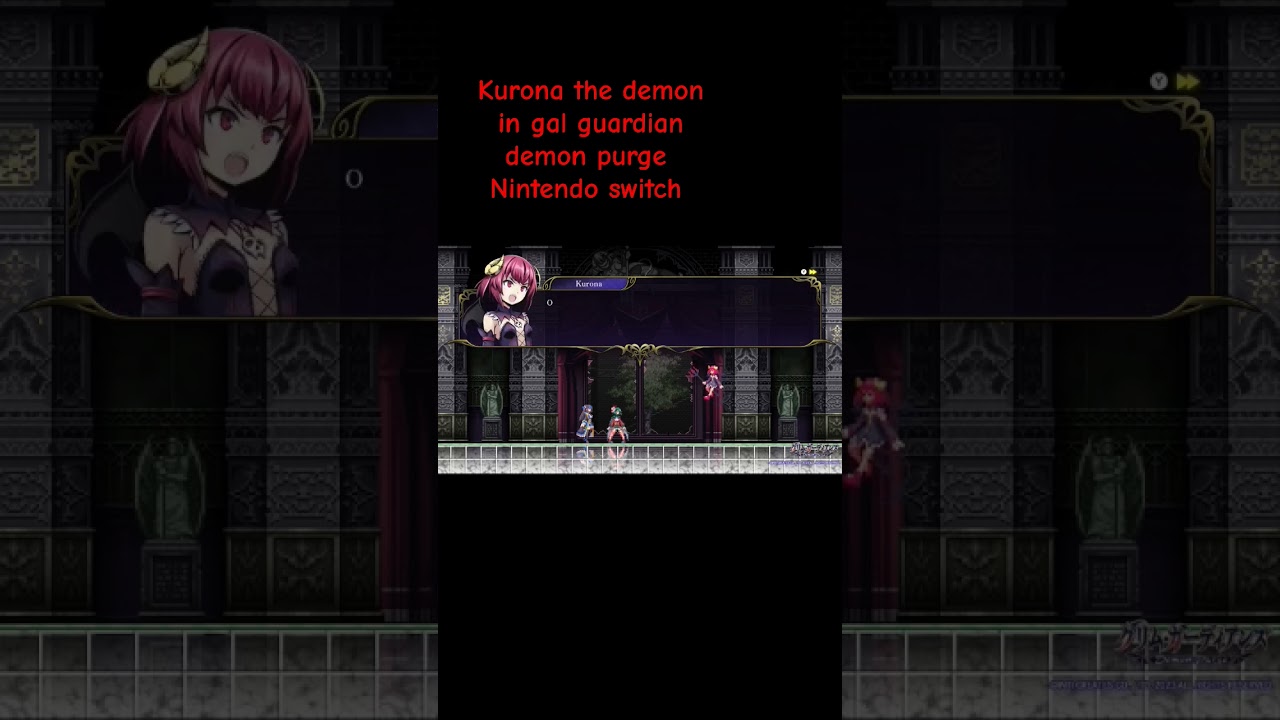 Kurona the demon gal guardian demon purge Nintendo switch 