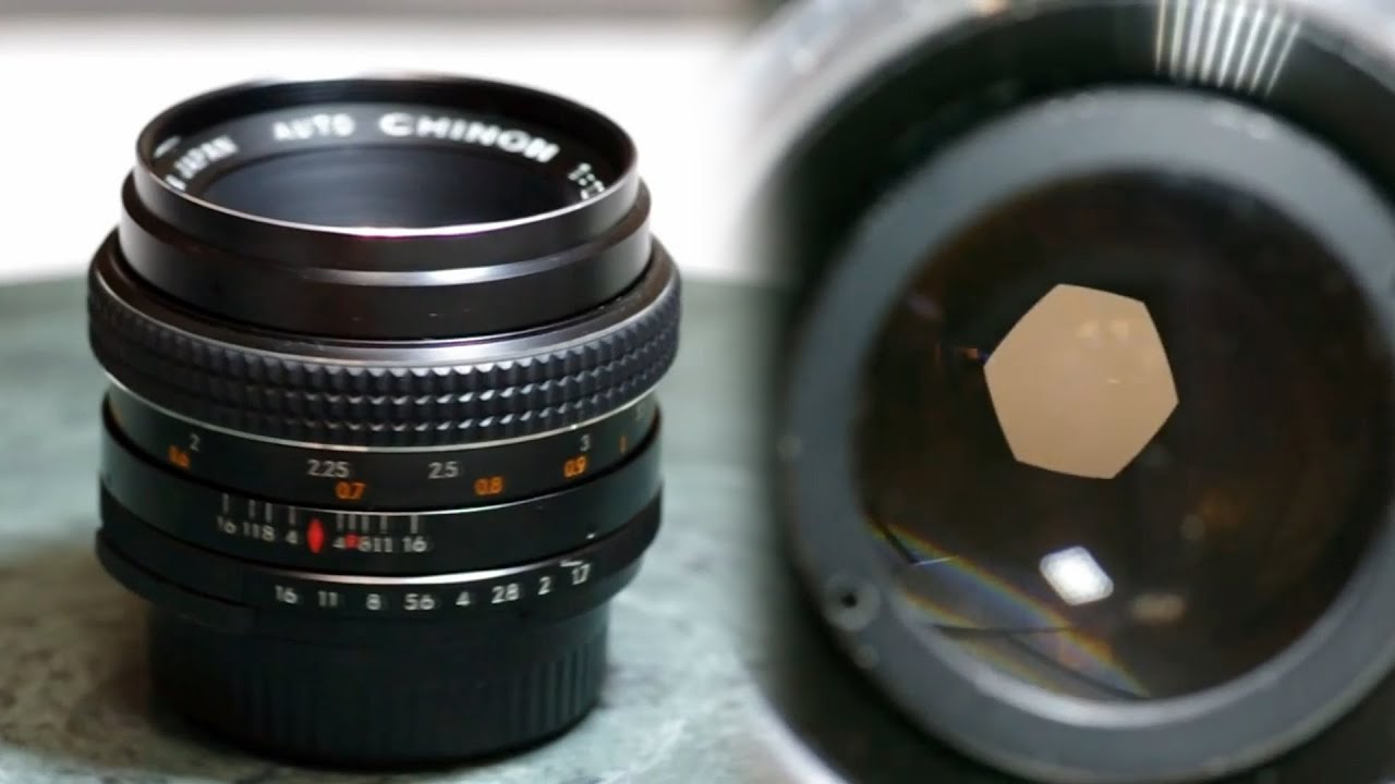 Detail View: Auto Chinon 55mm f1.7 M42 Screw Mount Lens