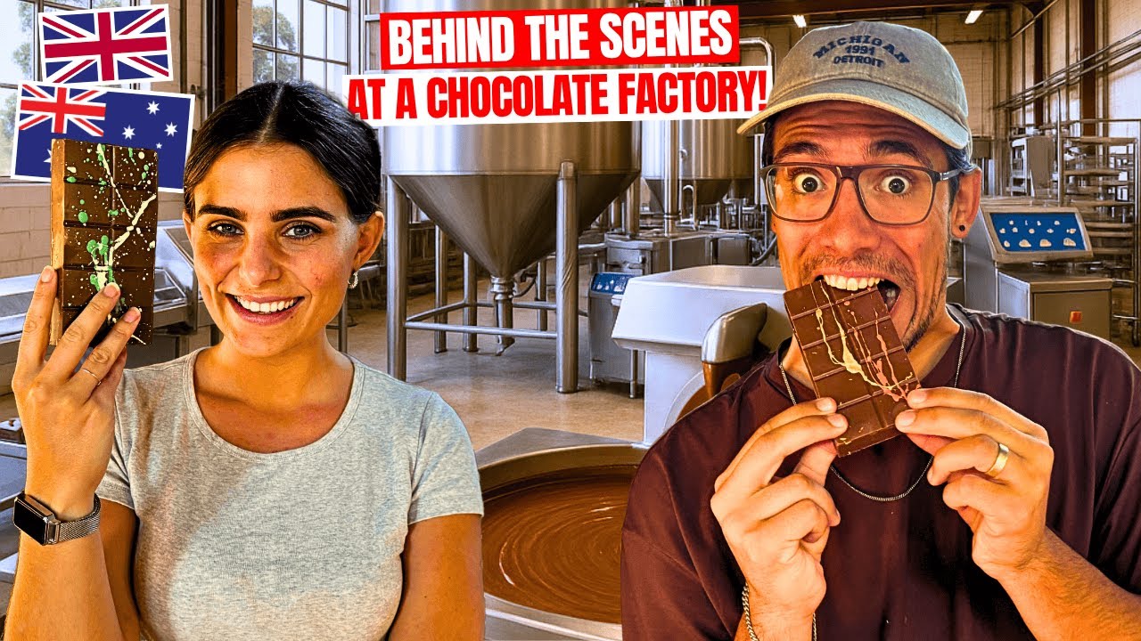 Inside a Real AUSSIE Chocolate Factory! 🍫🇦🇺