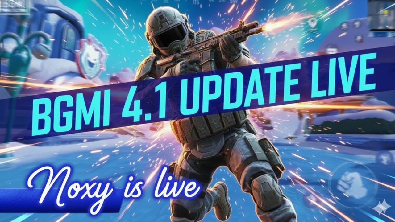 Bgmi 4.1 update rush gameplay | noxy is live