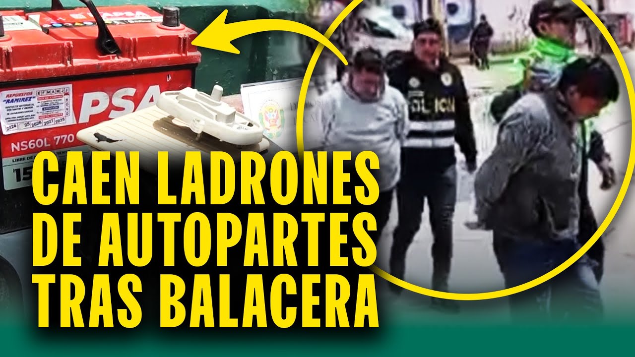 Robaban en plena fiesta patronal: Los capturaron tras persecución y balacera