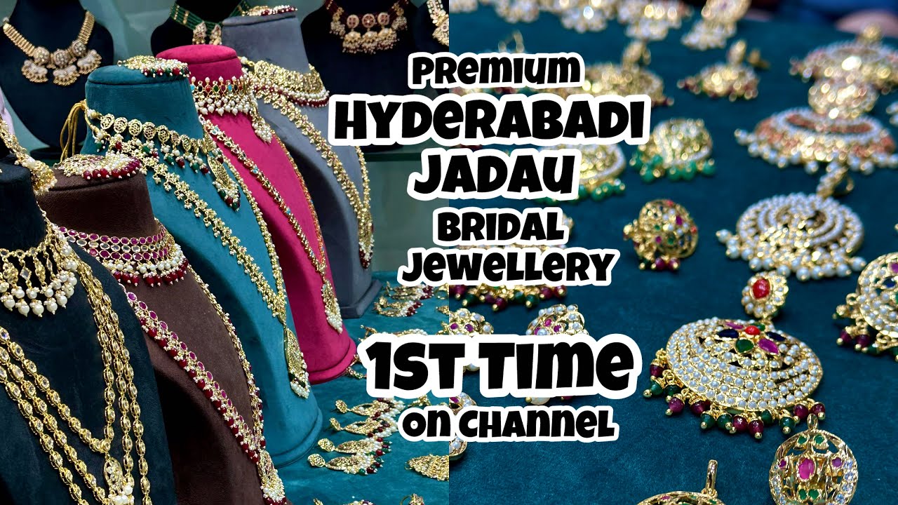 Exclusive Hyderabadi Jadau Jewellery | Premium Jadau Bridal Jewellery Collection in Chandni Chowk