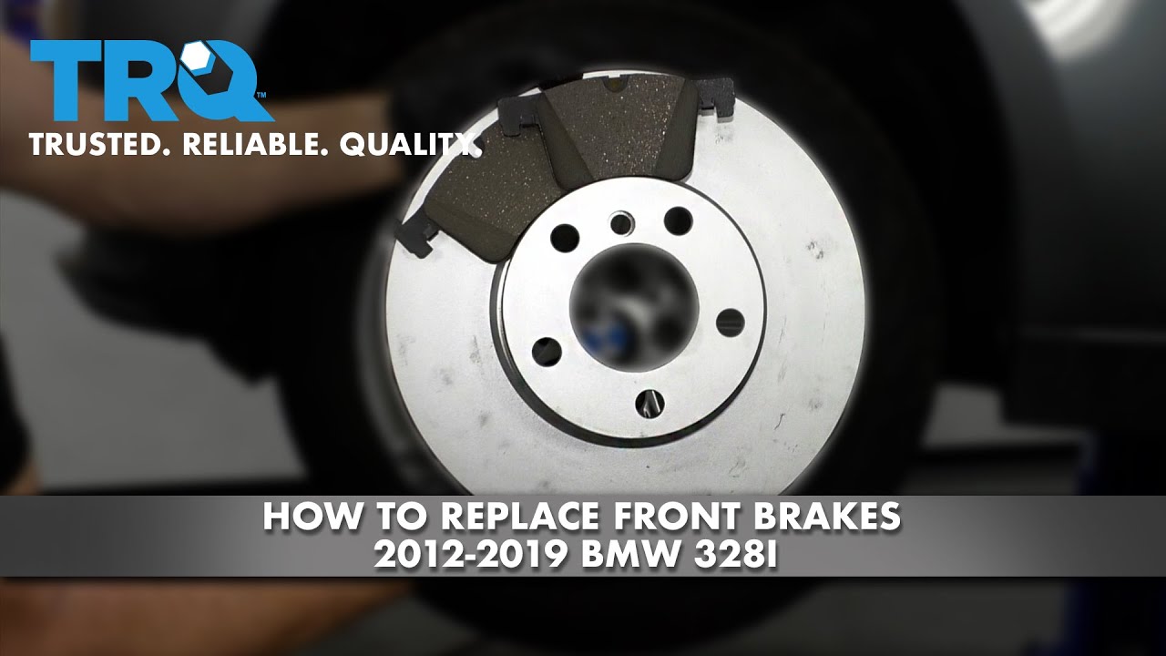 How To Replace Front Brakes 2012-2019 BMW 328I