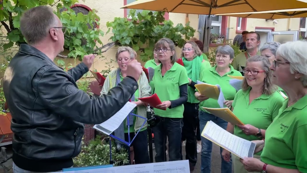 TOR!!! Wallufer Chor singt beim EM-Public Viewing