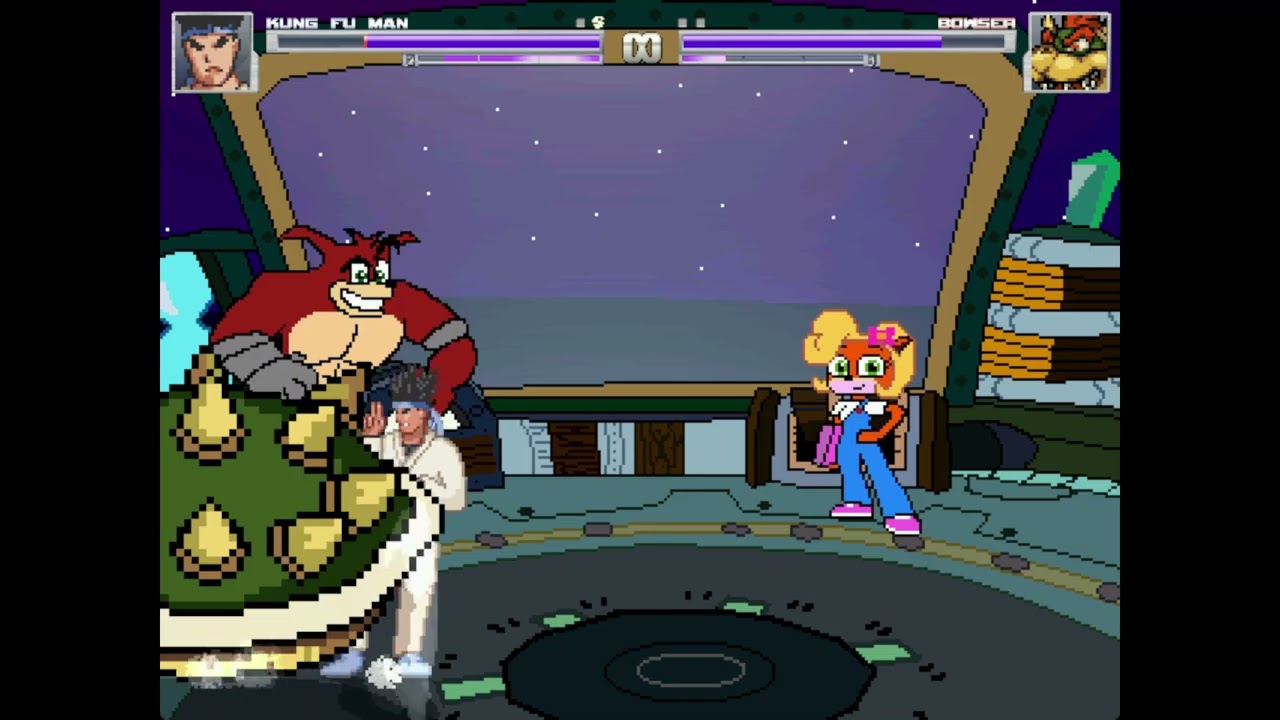 MUGEN Request: Kung Fu Man VS Bowser (K.Y-Shanxi)