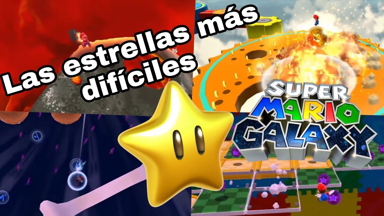 Las estrellas más difíciles de Super Mario Galaxy