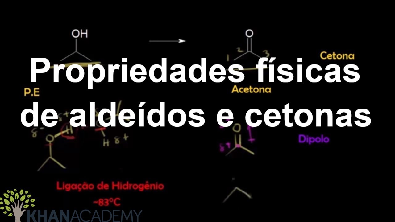 Propriedades físicas de aldeídos e cetonas | Aldeídos e cetonas | Química orgânica | Khan Academy