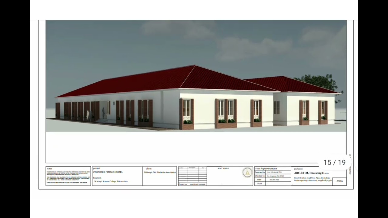 New Girls Hostel: Architectural designs