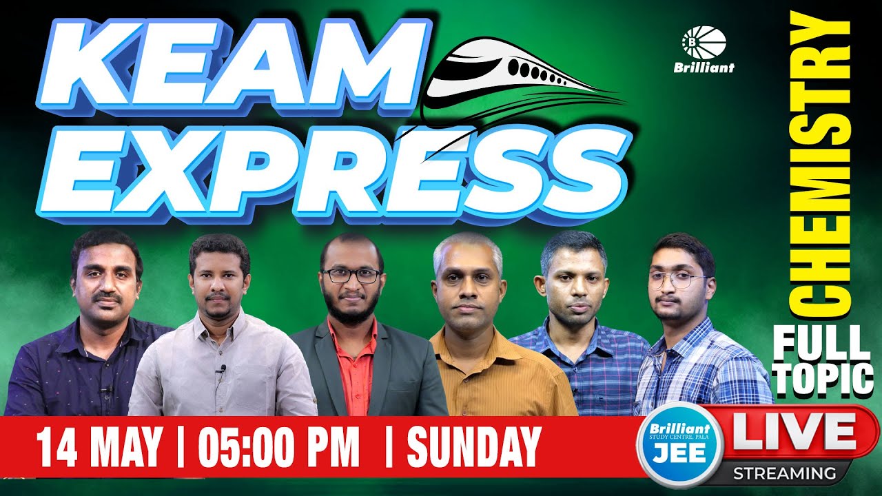 KEAM Express | Chemistry - Full Topic | Live | May 14 | 5.00 PM
