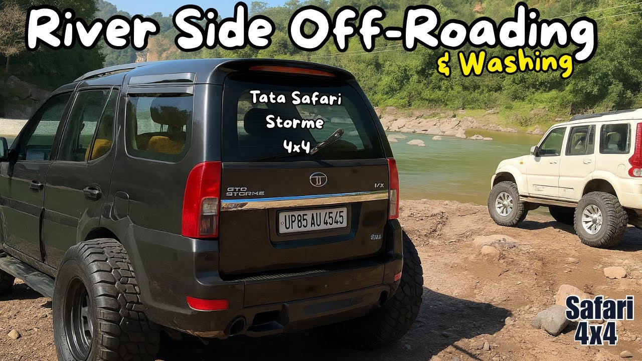 Off-roading with Tata Safari Storme 4x4🔥😍 | ANIL THAKUR HERE