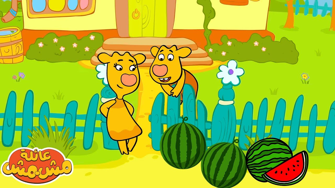 عائلة مشمش | البطيخ الأحمر🍉 كرتون عربي- Toons Mania ⭐️