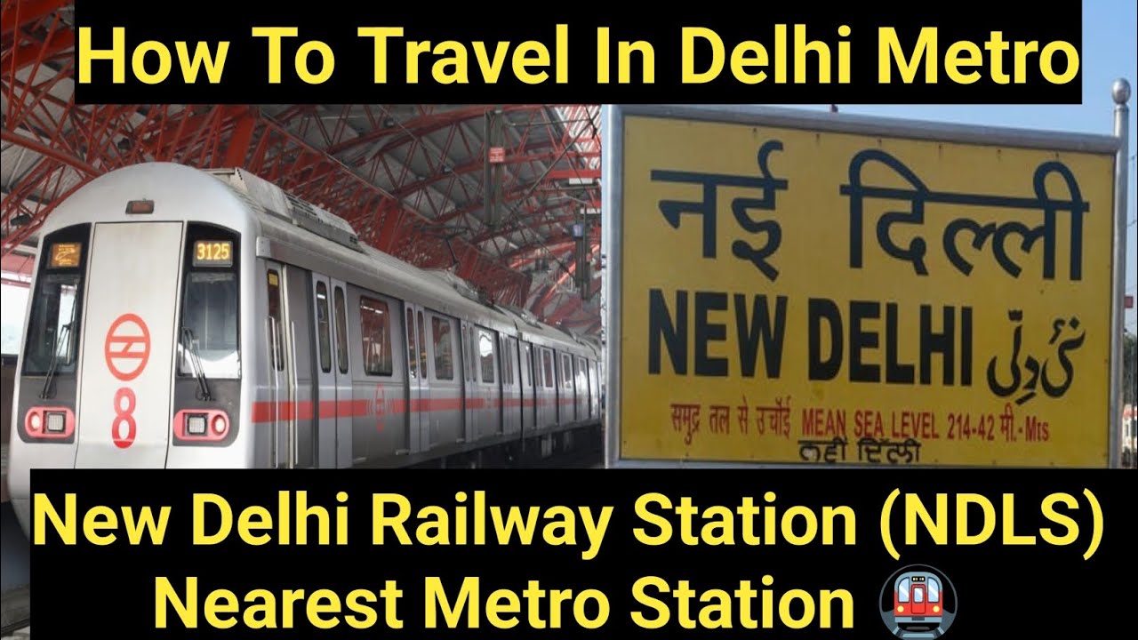 How To Travel In Delhi Metro | Metro Station Near New Delhi Railway Station | #shorts #youtubeshorts