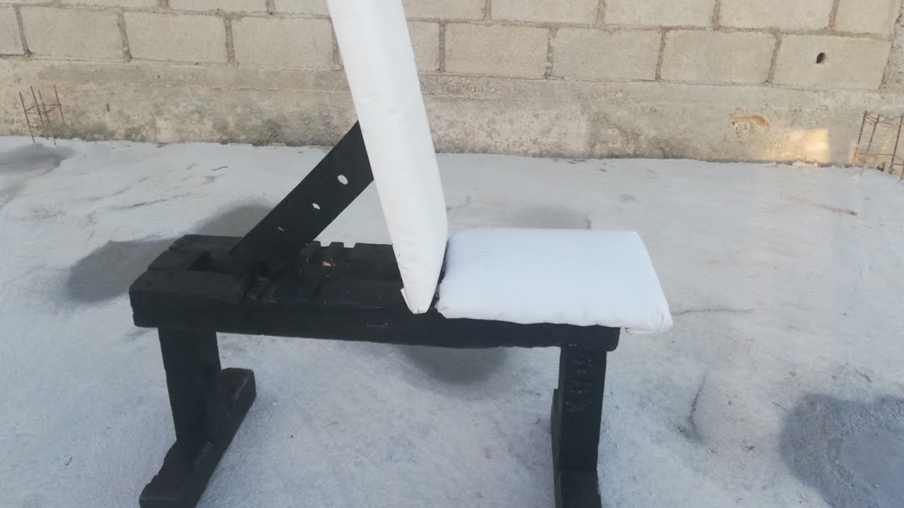 🏋️‍♂️💪COMO HACER UN banco para HACER EJERCICIO muy fácil.