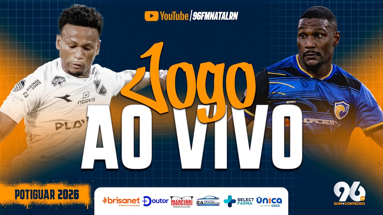[⚫⚪AO VIVO] ABC X QFC - CAMPEONATO POTIGUAR 2026 - 14/03/2026