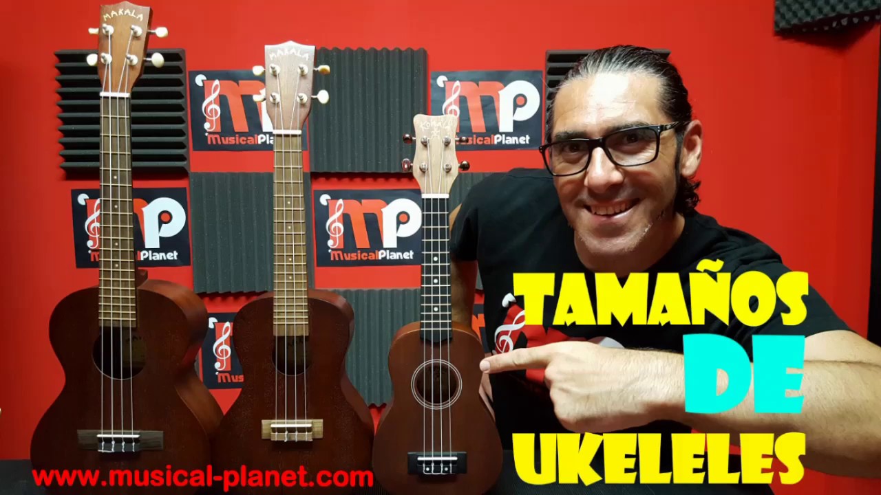 Tamaños de #Ukeleles - #Ukelele Soprano - #Ukelele Concierto - Ukelele Tenor