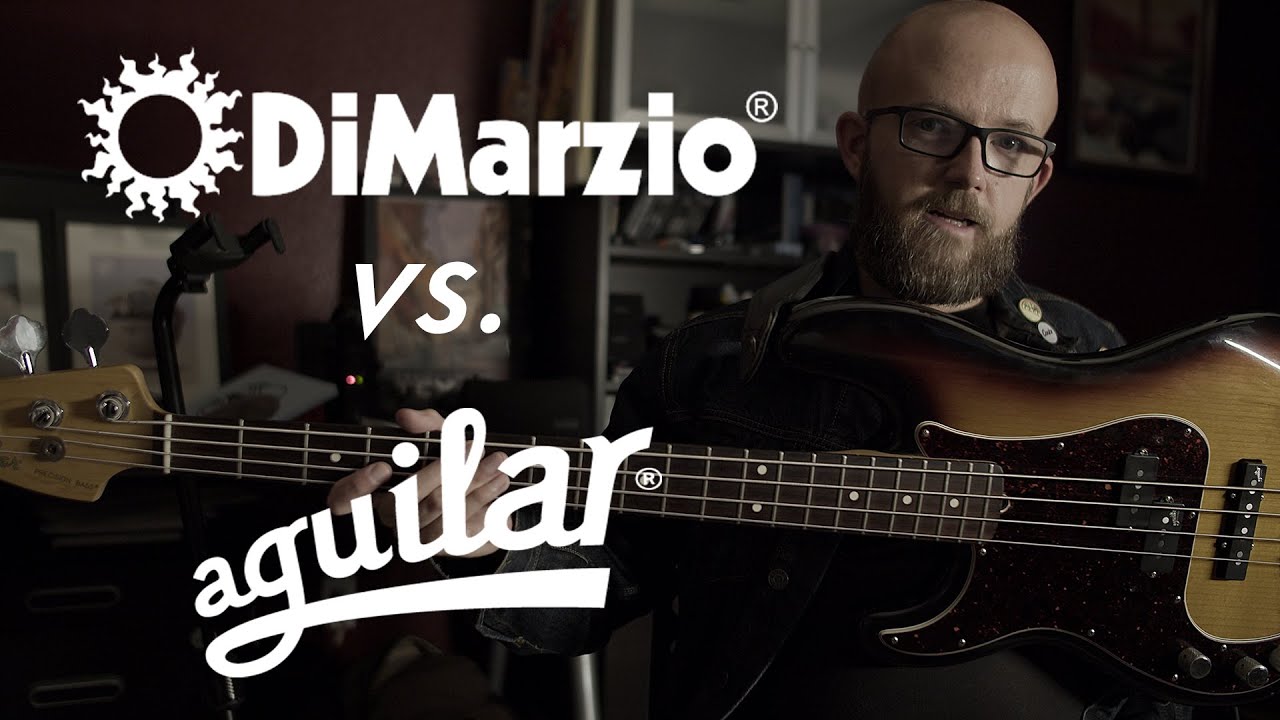 DiMarzio vs. Aguilar Bass Pickup Comparison