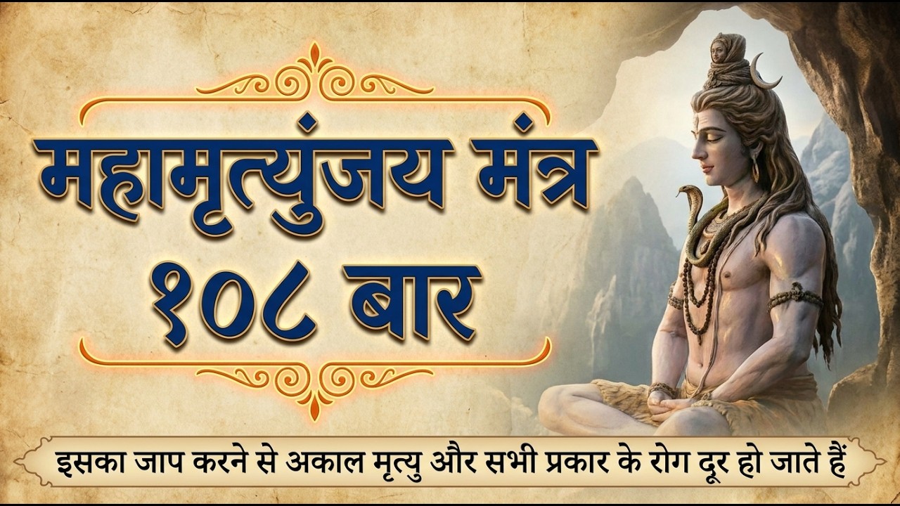 महामृत्युंजय मंत्र 108 times | Mahamrityunjay mantra 108 times fast | maha mrityunjay mantra