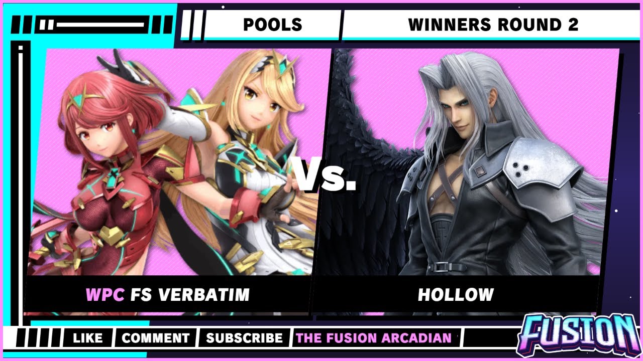 The Fusion Arcadian 12 - Pools - FS Verbatim (Pyra and Mythra) VS Hollow (Sephiroth) - SSBU