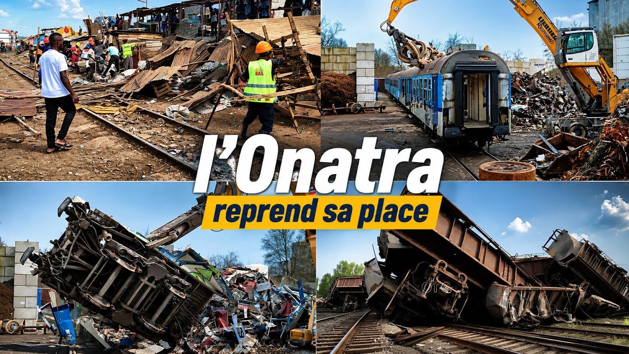 🚨Kin Metro underway: construction and recovery of the railway, the train is back👏