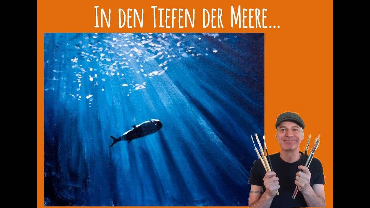 10-Minuten-Malerei: Kleine Unterwasserszene | für Anfänger