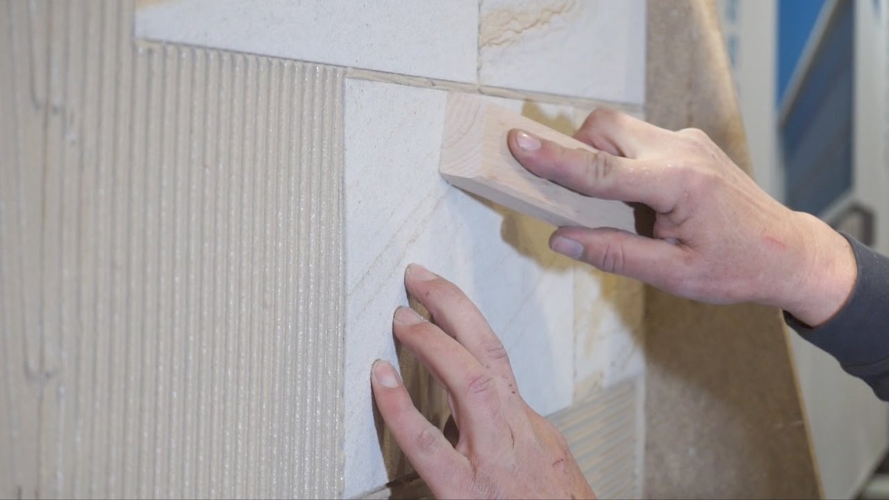 So wird Knauf Sandstein Design verarbeitet