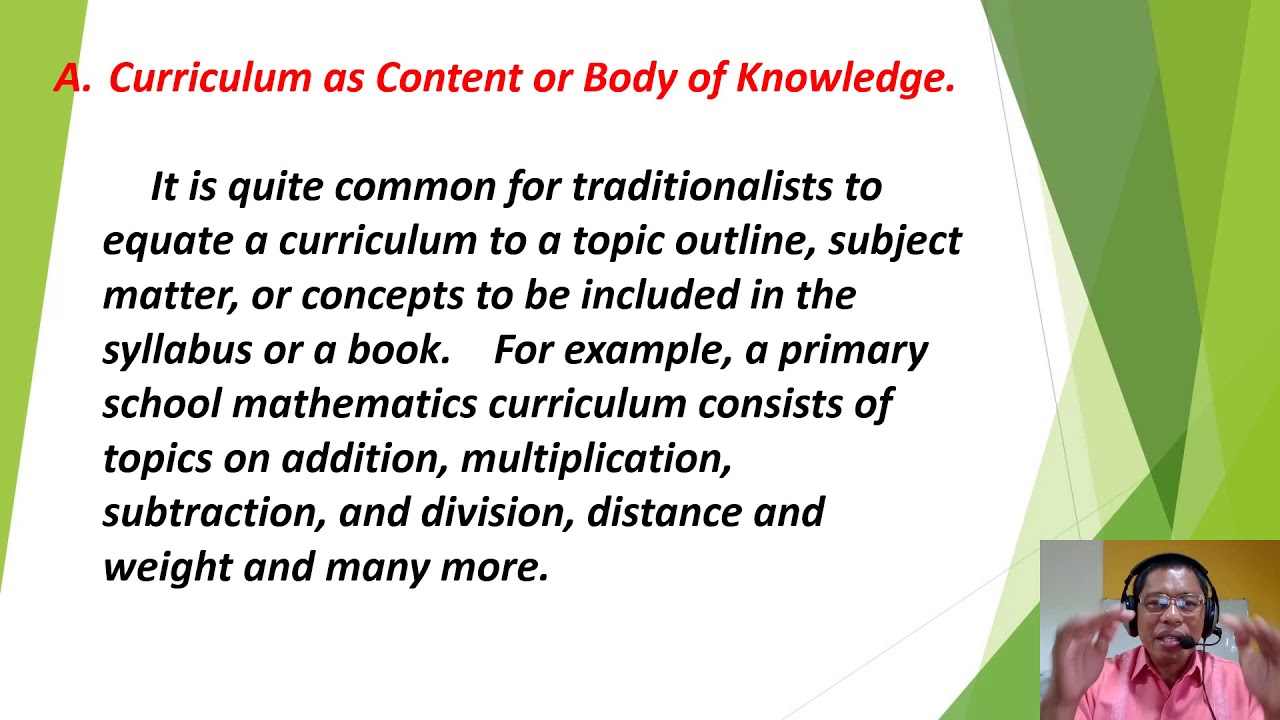Curriculum Lecture Video No. 2