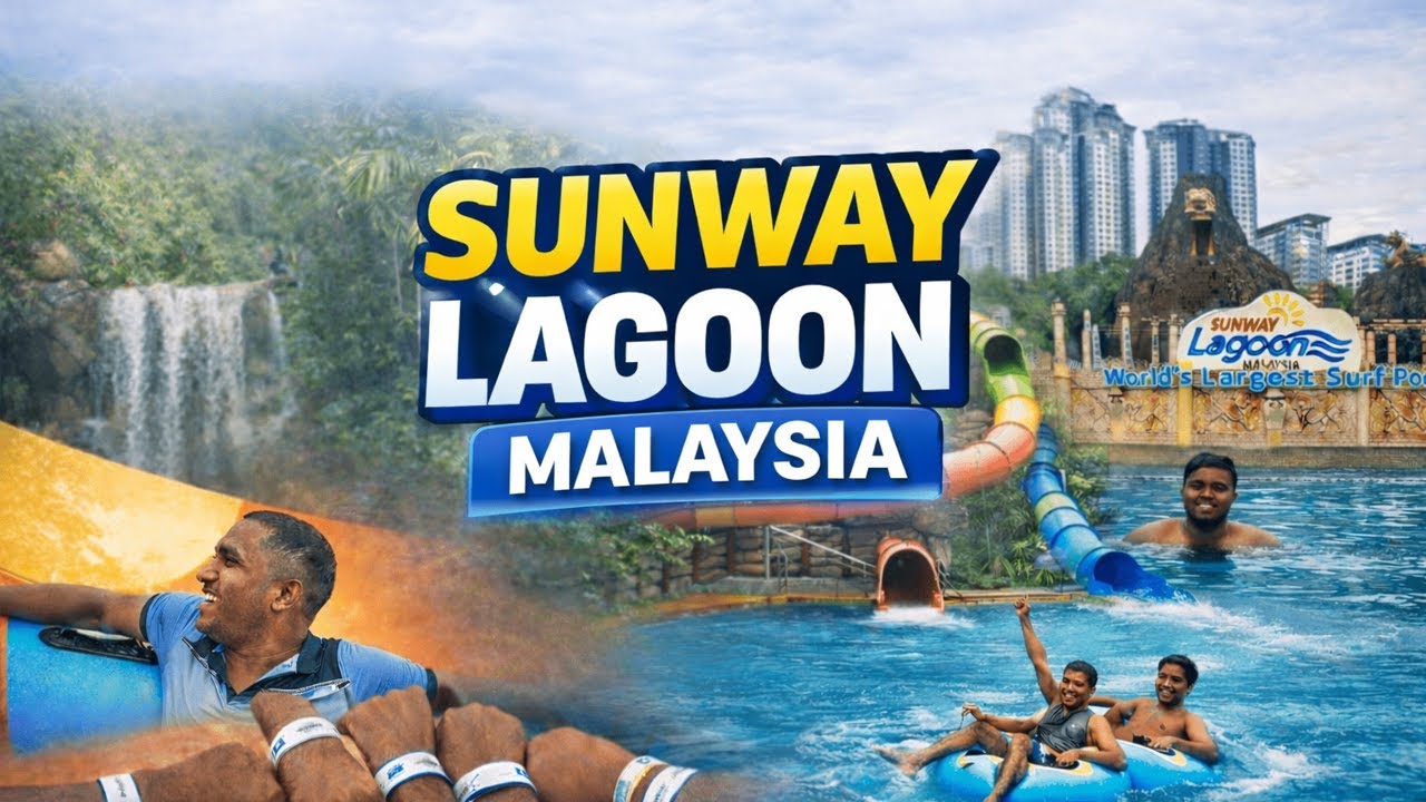 Malaysia ගිහින් Sunway Lagoon එකේ කරපු දේවල් 😍🔥| Piyumal Chamika Vibes | Malaysia Vlog  | Vlog 06