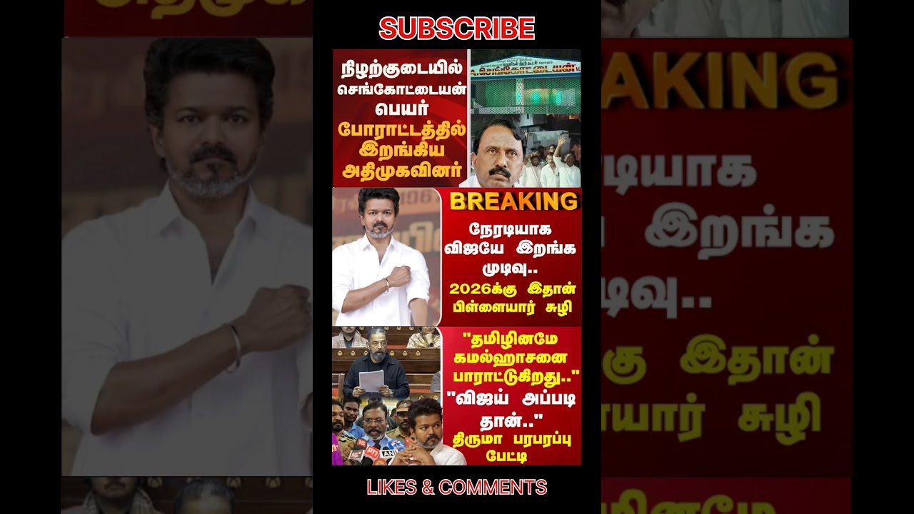 TVK Thalapathy VijayAnna | #tvk #tvkvijay #dmk #bjp #congress #admk #jananayagan #breakingnews #news