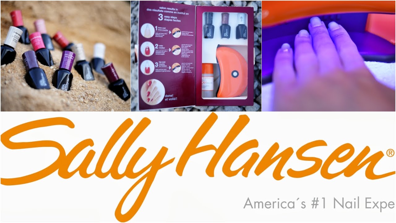 Sally Hansen salon gel polish - postup a recenze gel lak Sally Hansen
