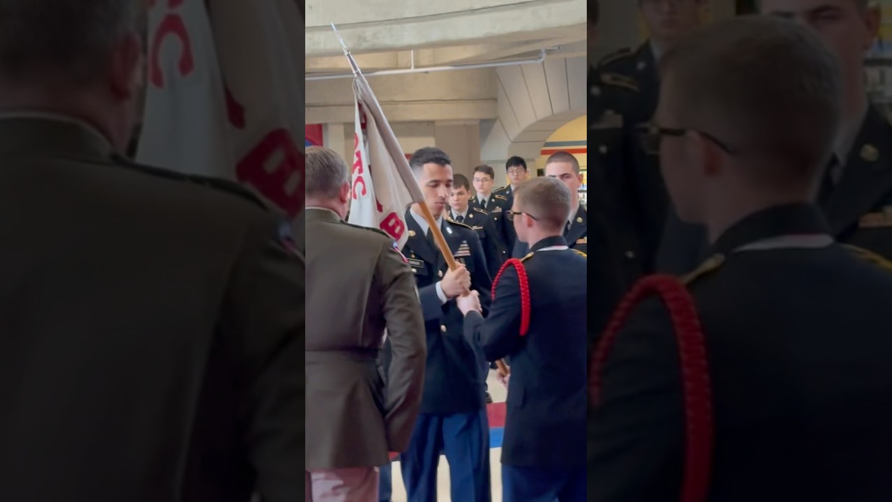 Bravo Company Thunderbird Change of Command Ceremony #army #jrotc #drums #navy