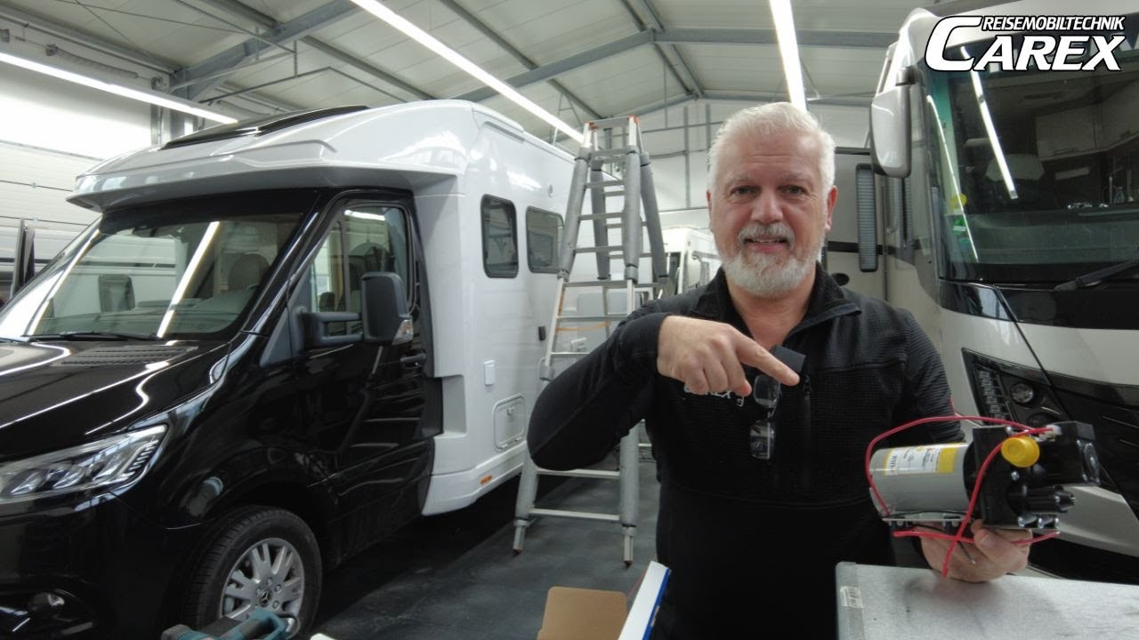 Ganz Wichtig! Wasserpumpe aus! CAREX Reisemobiltechnik