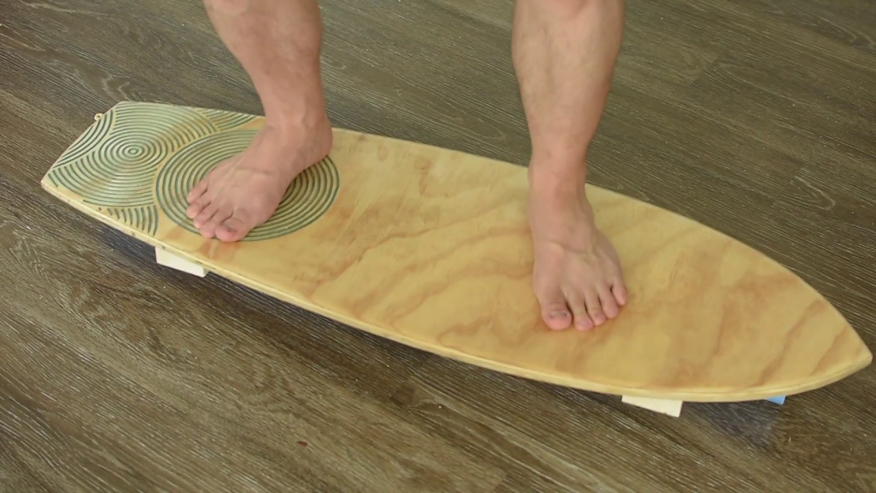 DIY simple Balance Board / Indoor Surfing with birch plywood