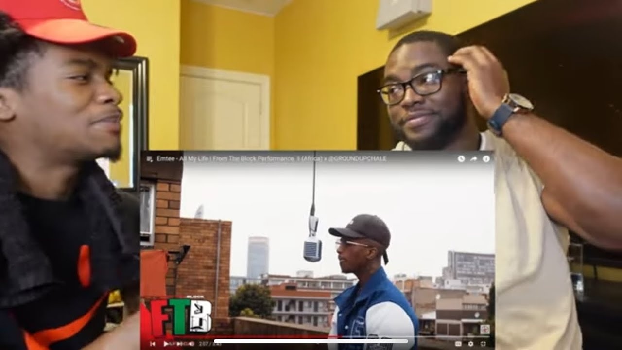 Emtee - All My Life | From The Block Performance 🎙(Africa) |REACTION|