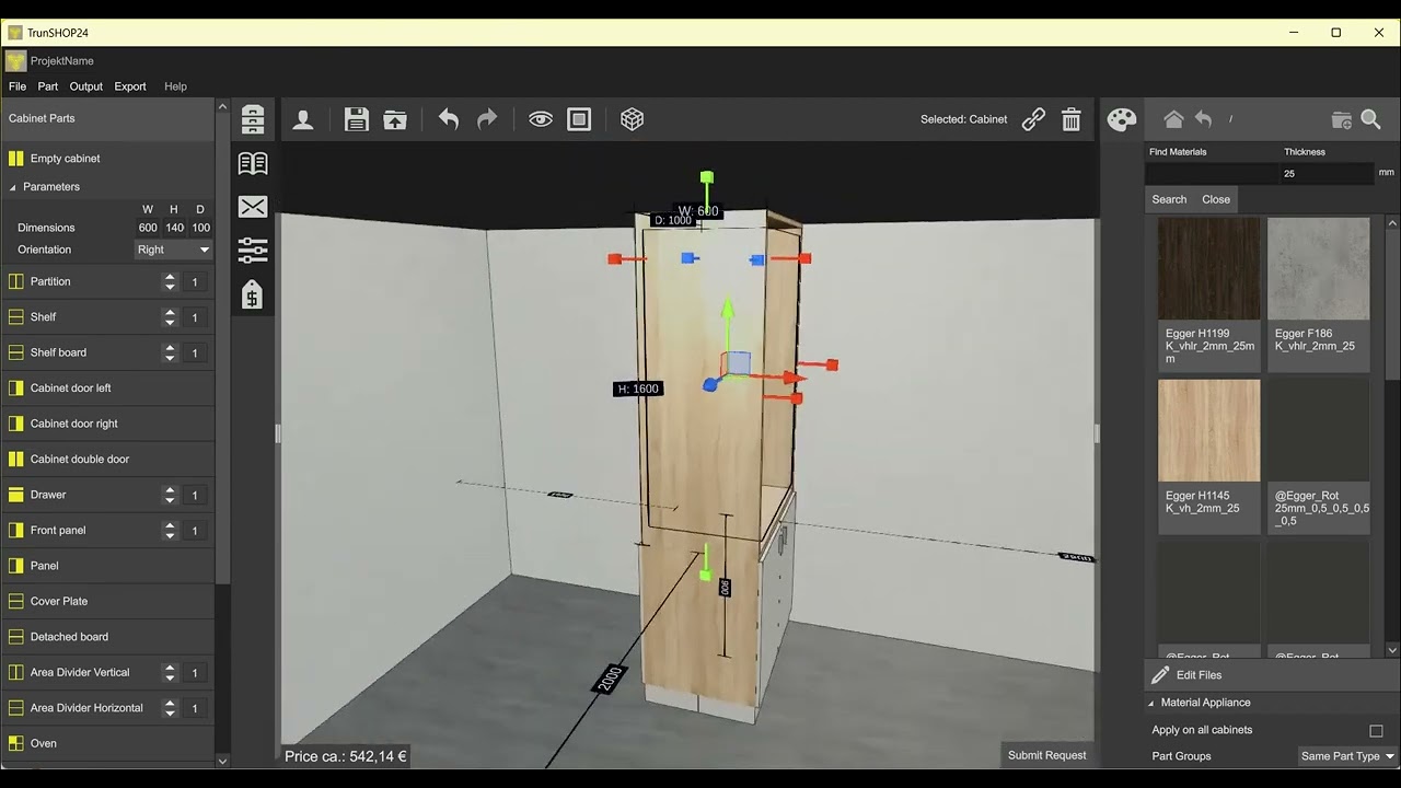 TrunSHOP Tutorial   Creating a Custom Room Divider