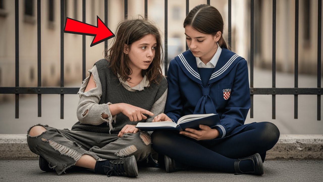 Bezdomna Dziewczynka Uczy Córkę Milionera — Decyzja Ojca Szokuje