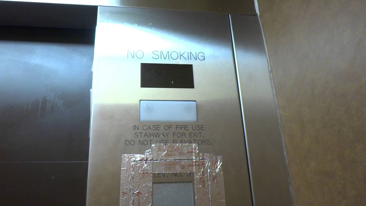 Modded Dover Traction Service Elevator at Crowne Plaza Hotel on Highway 26 in Houston, TX.