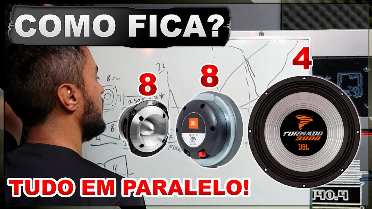 COMO CASAR IMPEDÂNCIA DE ALTO FALANTES DRIVERS E TWEETERS NA MESMA VIA